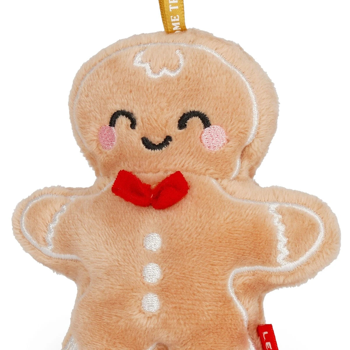 Legami - Juguete de Peluche Decoración Navideña - Pan de Jengibre - Oh-Oh-Ohrnaments