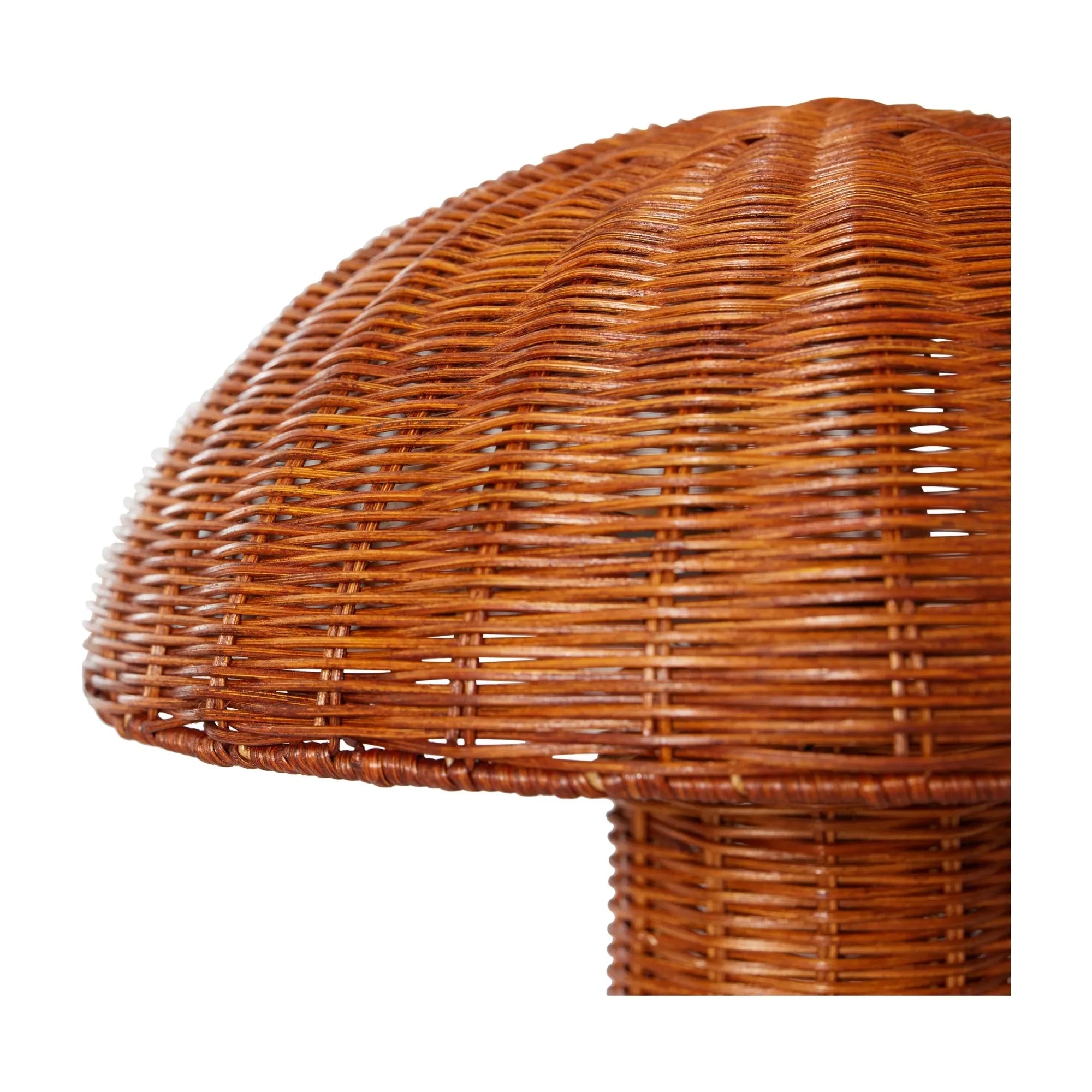 HKliving - Lámpara de mesa de mimbre