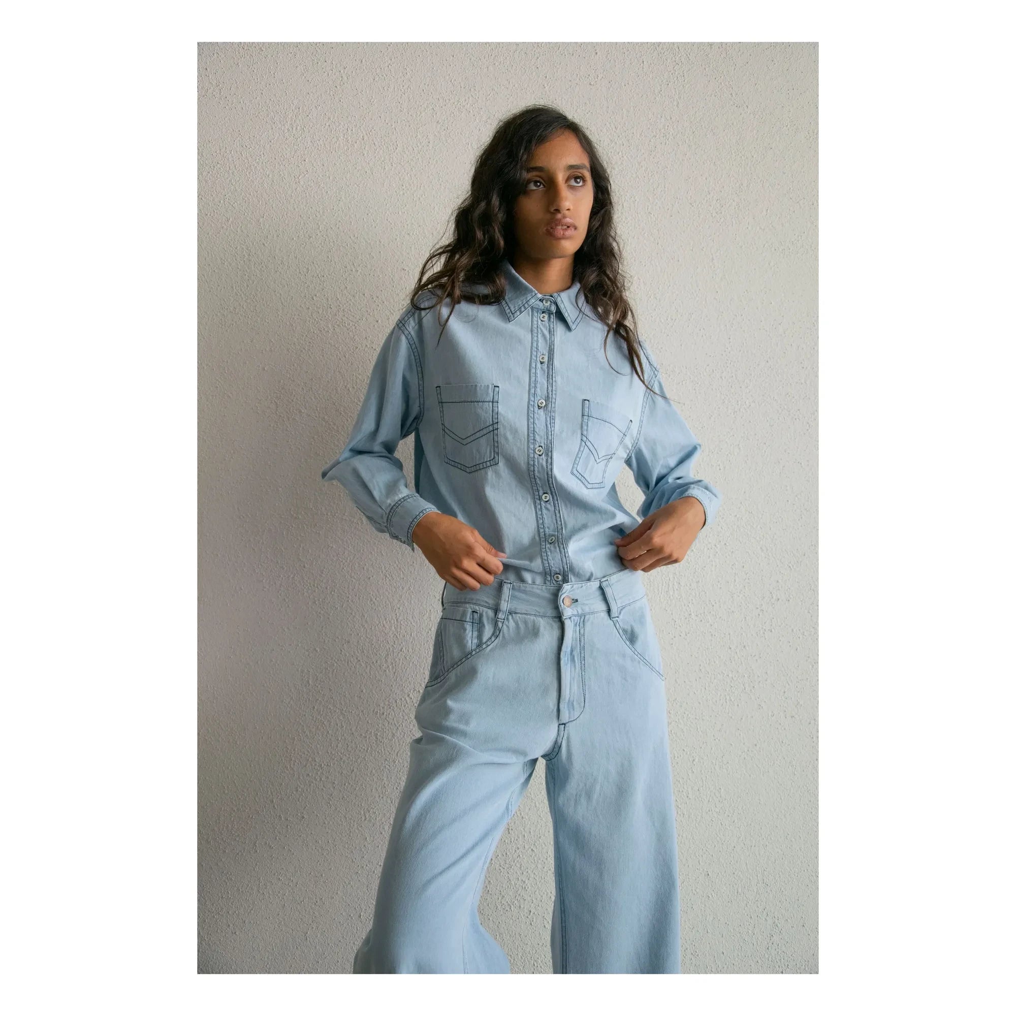 THEAVANT - Camisa de jean Love Light | Azul