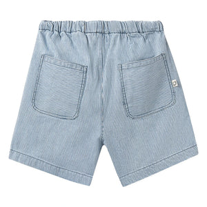 Cozmo - Bermudas a rayas de cedro | Azul claro