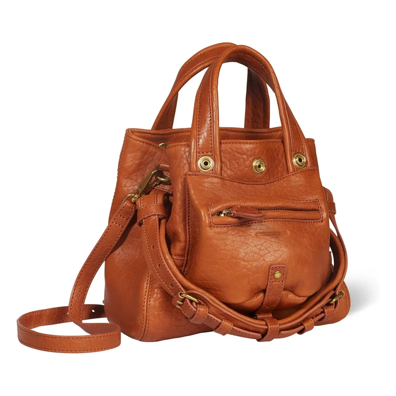 Jérôme Dreyfuss - Bolso Billy Nano de piel de cordero | Cognac