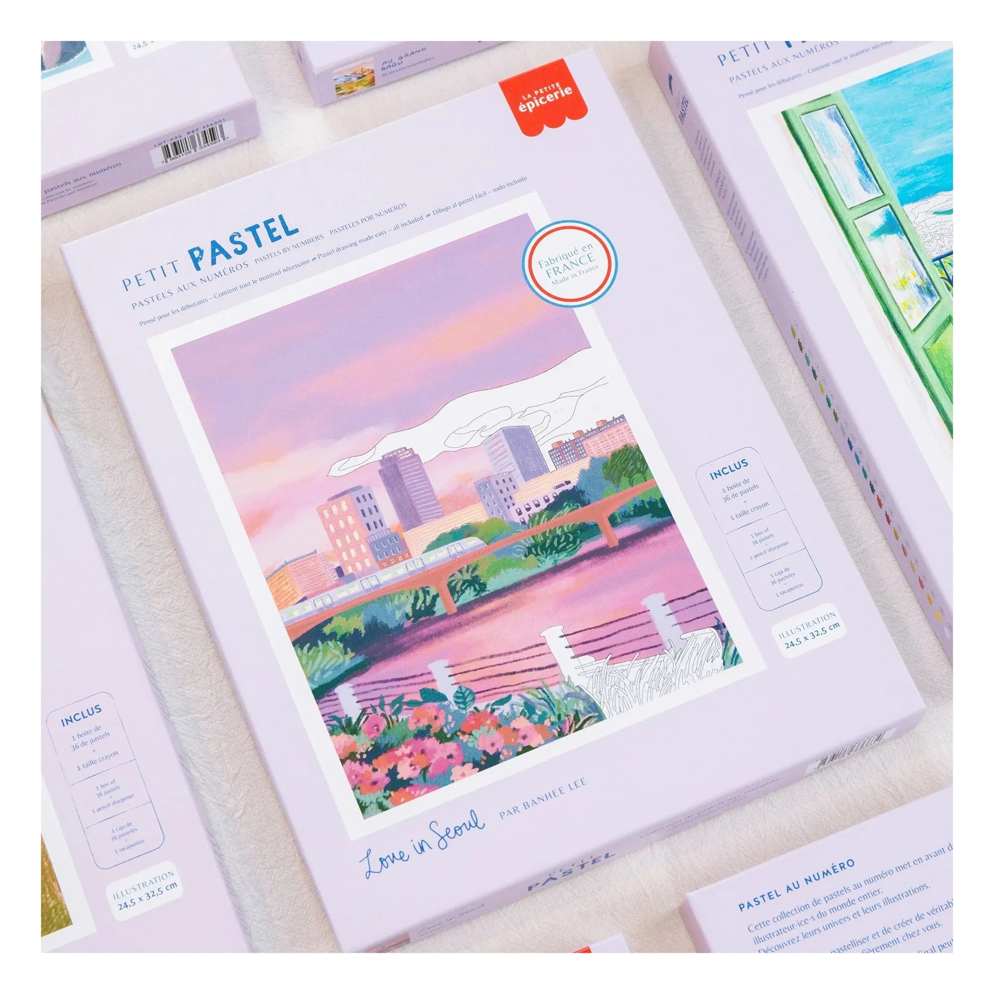 La Petite Épicerie - Set de pintura por números pastel - Love in Seoul