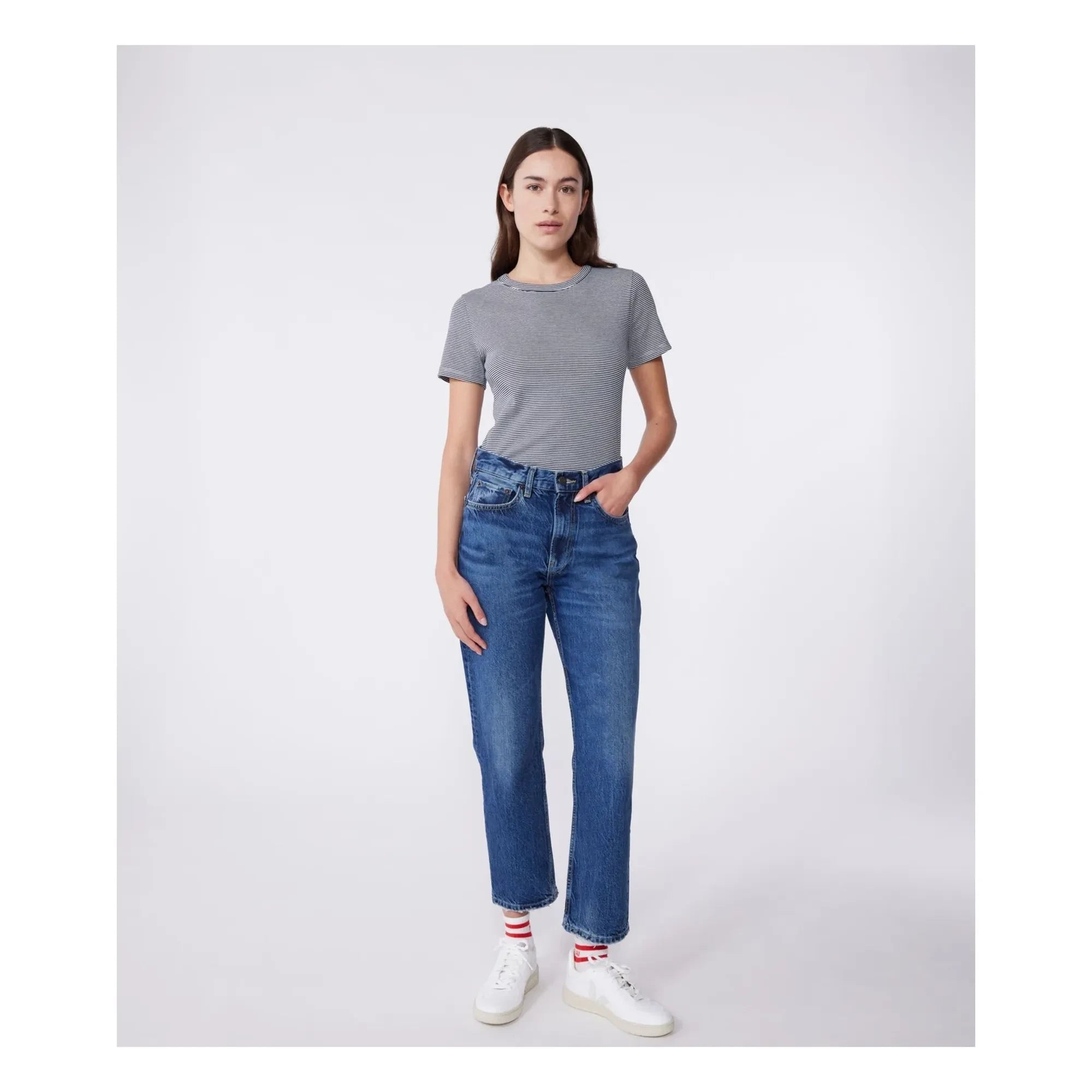 Petit Bateau - la camiseta icónica - Colección de mujer | Azul marino