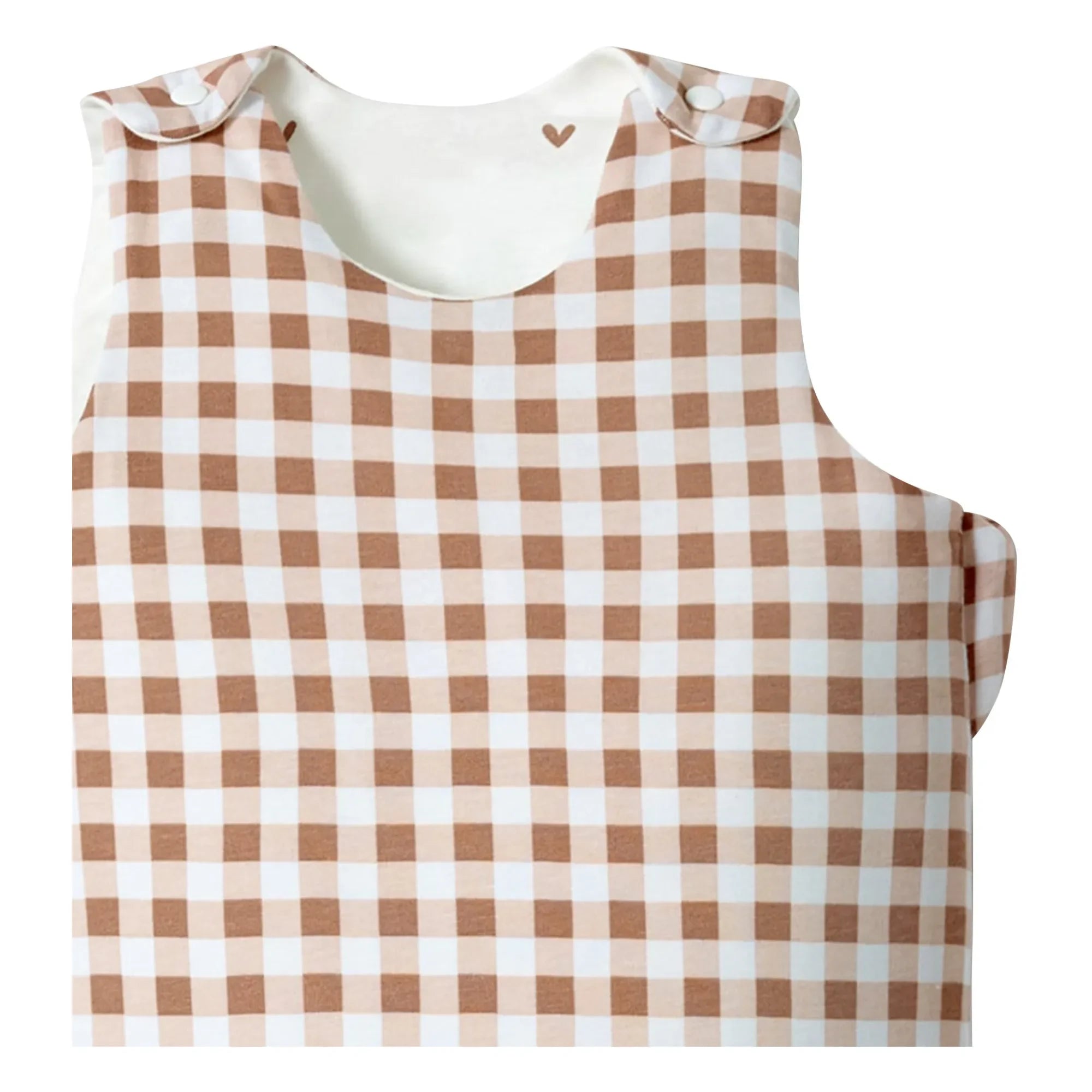 Saco de dormir reversible multitemporada Les Petites Billes - Vichy | Terracota