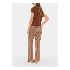 Xirena - Pantalones de rayas Serra | Rosa