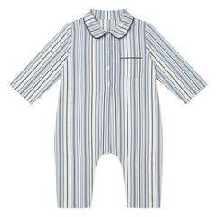 Editions Aimable - Balthazar tulum | Azure Çizgili Poplin