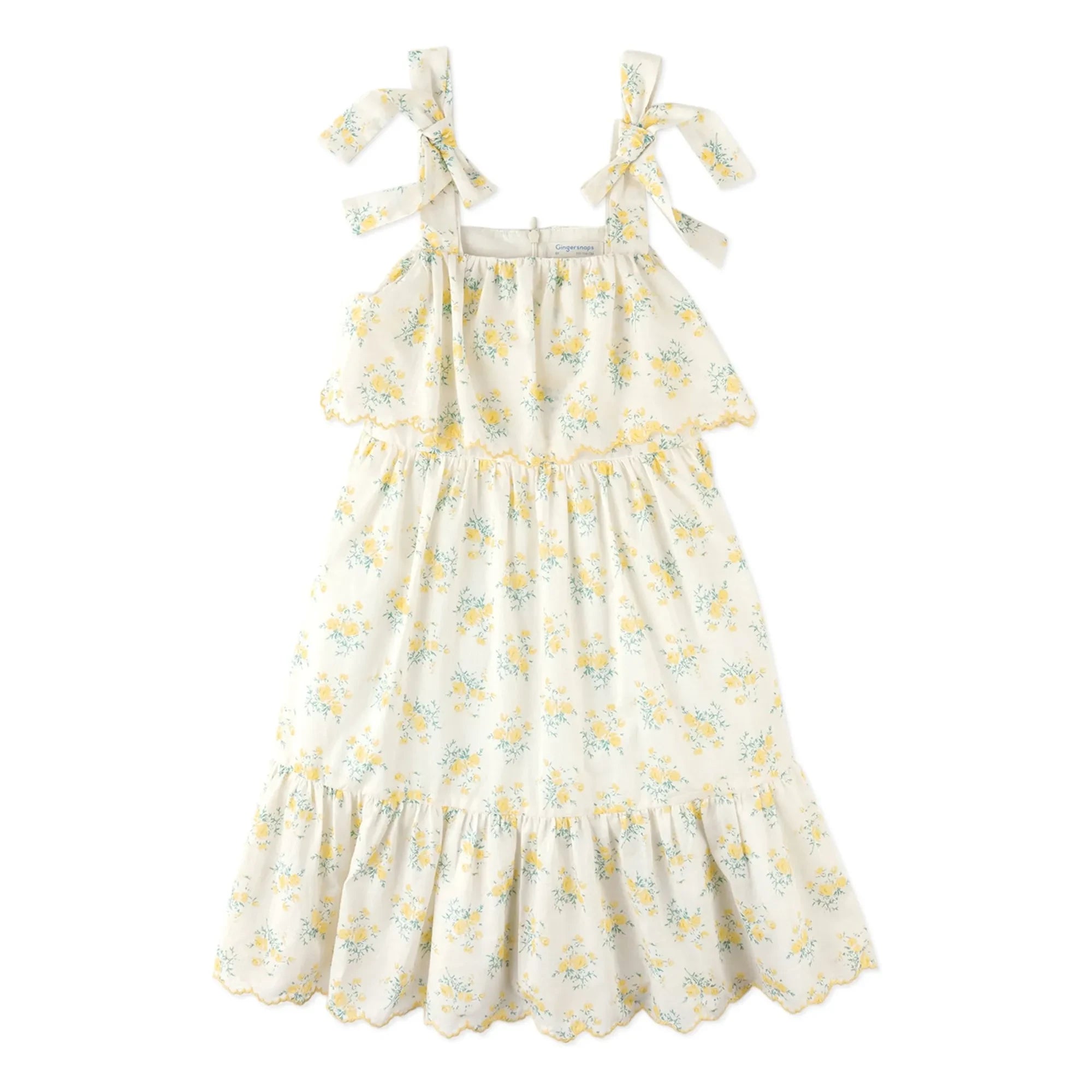 Gingersnaps - Vestido bordado Katie | Crudo