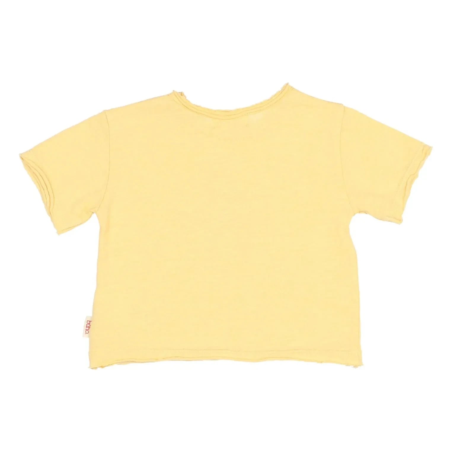 Búho - Camiseta pulpo de algodón orgánico | Amarillo