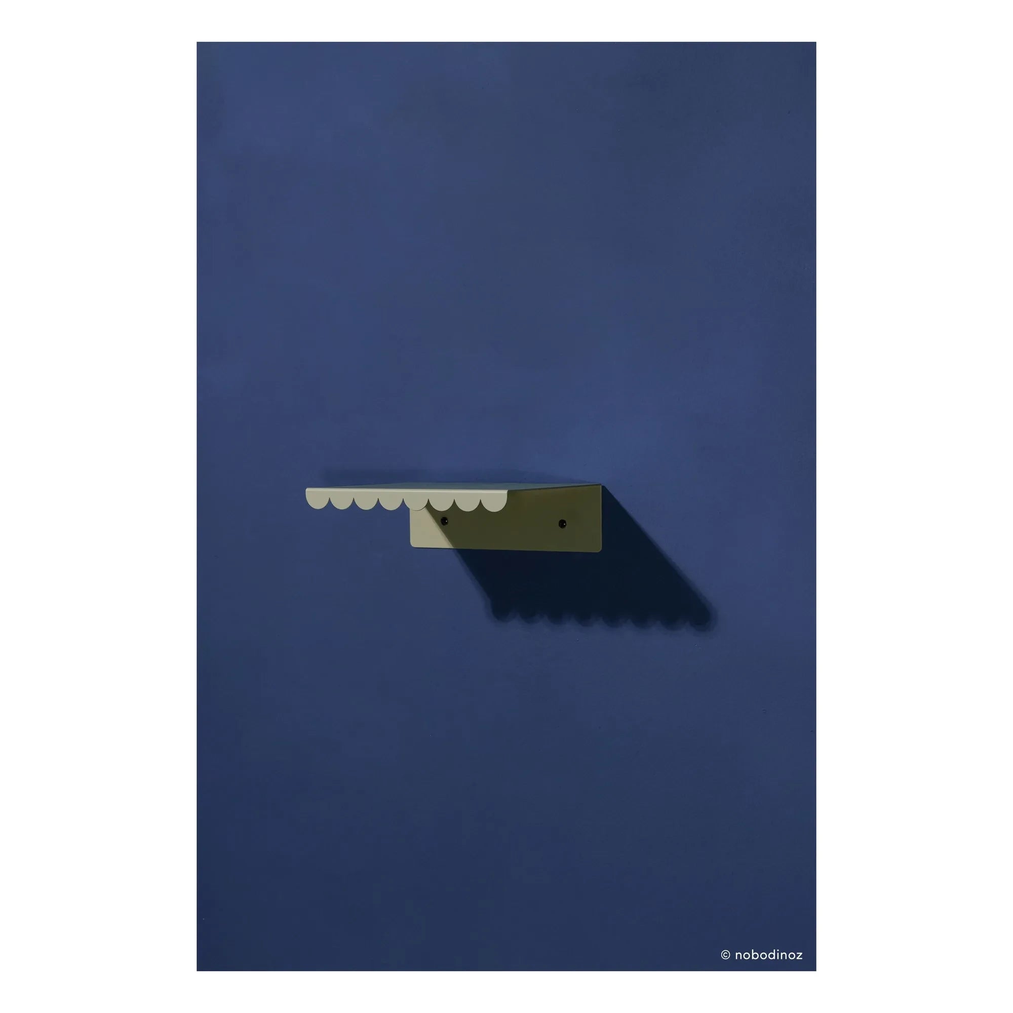 Nobodinoz - Estante de pared Vibes 20x16 cm | Salvia