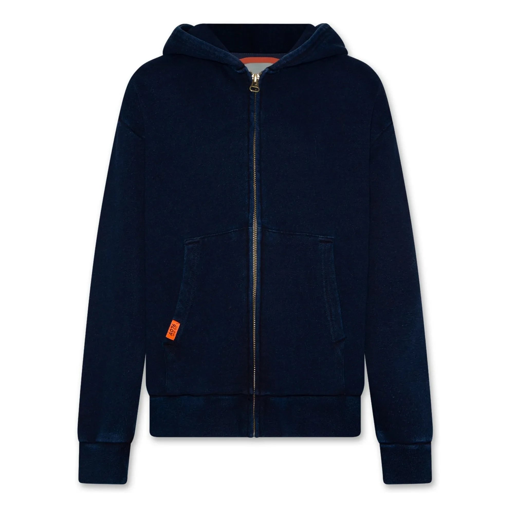 AO76 - Sudadera Eldo Denim de algodón orgánico | Azul marino