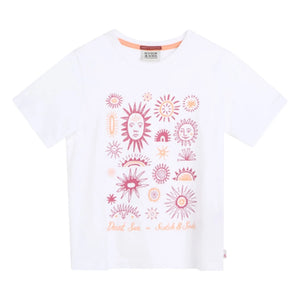 Scotch & Soda - Camiseta con estampado floral | Blanco