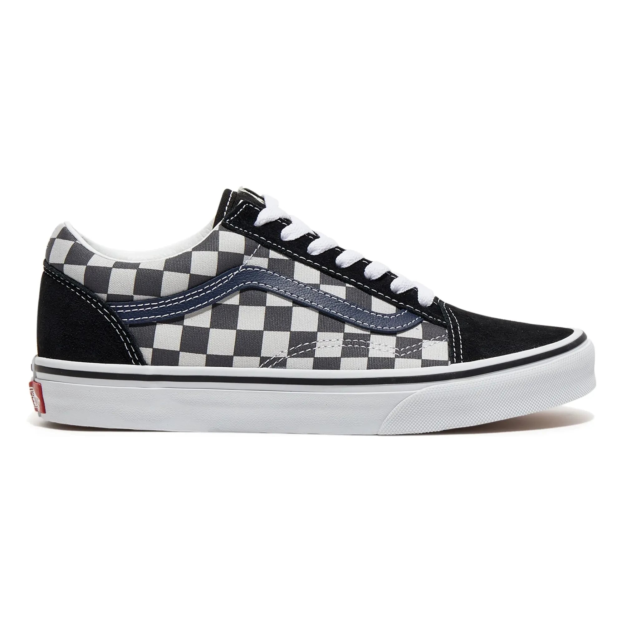 Vans - Cordones de zapatillas Old Skool Tonal Check | Azul marino