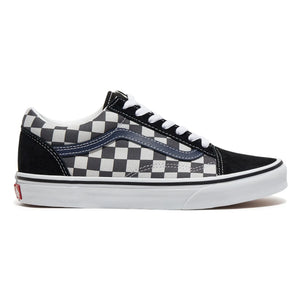 Vans - Cordones de zapatillas Old Skool Tonal Check | Azul marino