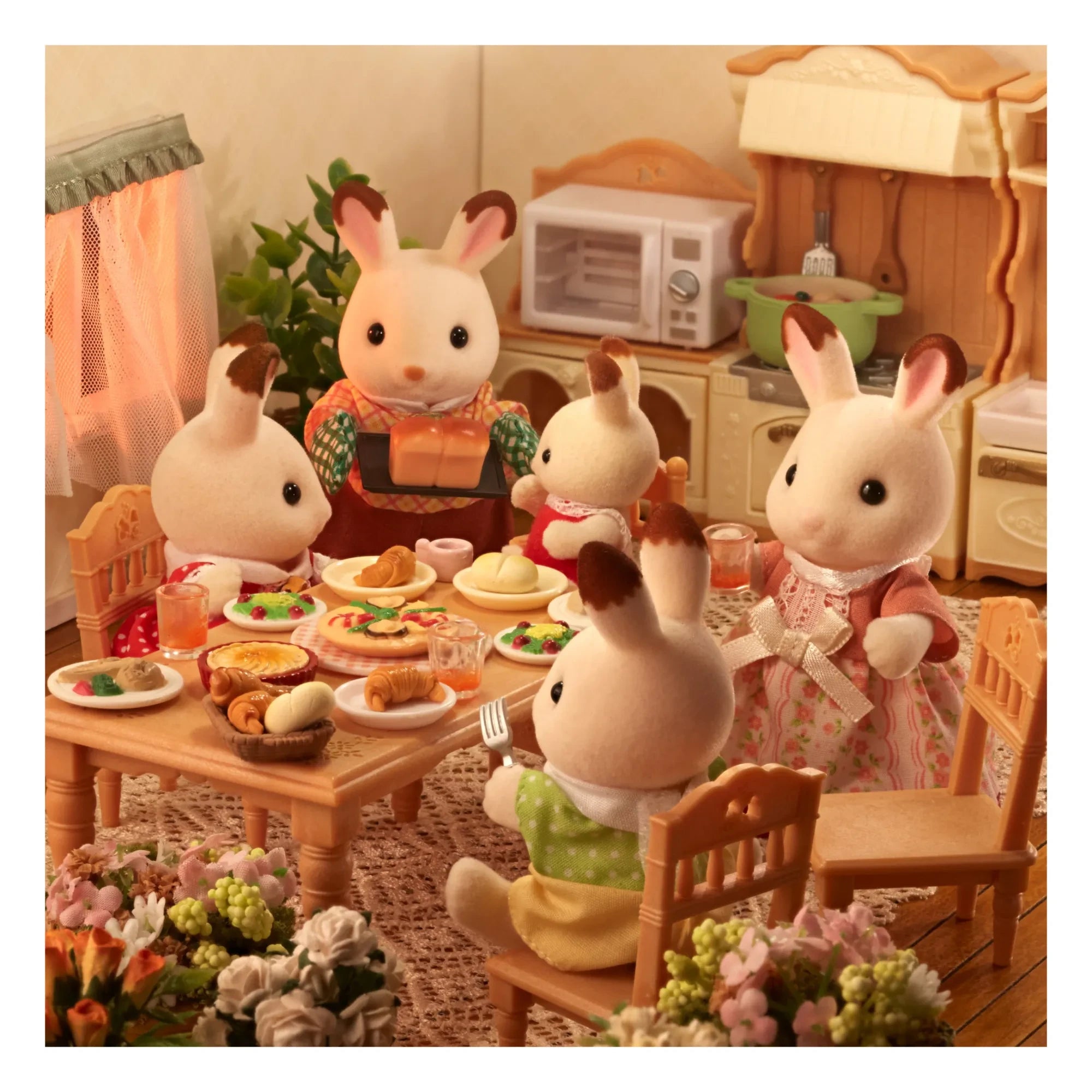 Sylvanian Families - Familia Conejo Chocolate