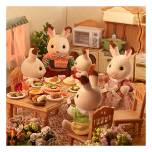 Sylvanian Families - Familia Conejo Chocolate