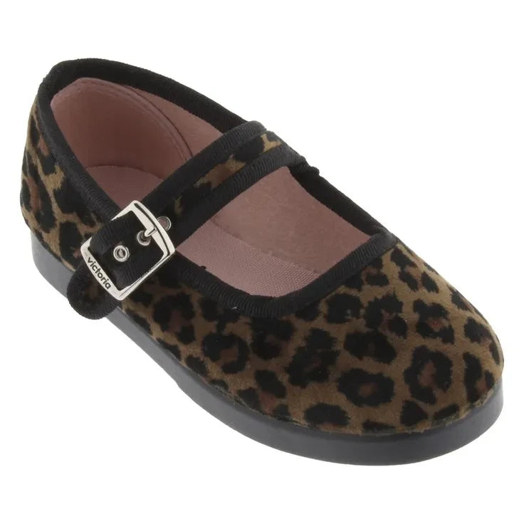Victoria - Zapatillas de ballet Gong Fu Leopard | Marrón