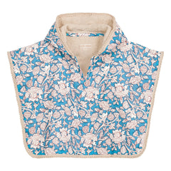 Louise Misha - Poncho de baño Mael de algodón orgánico | Azul