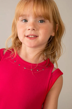 Vestido de algodón para niña Mayoral