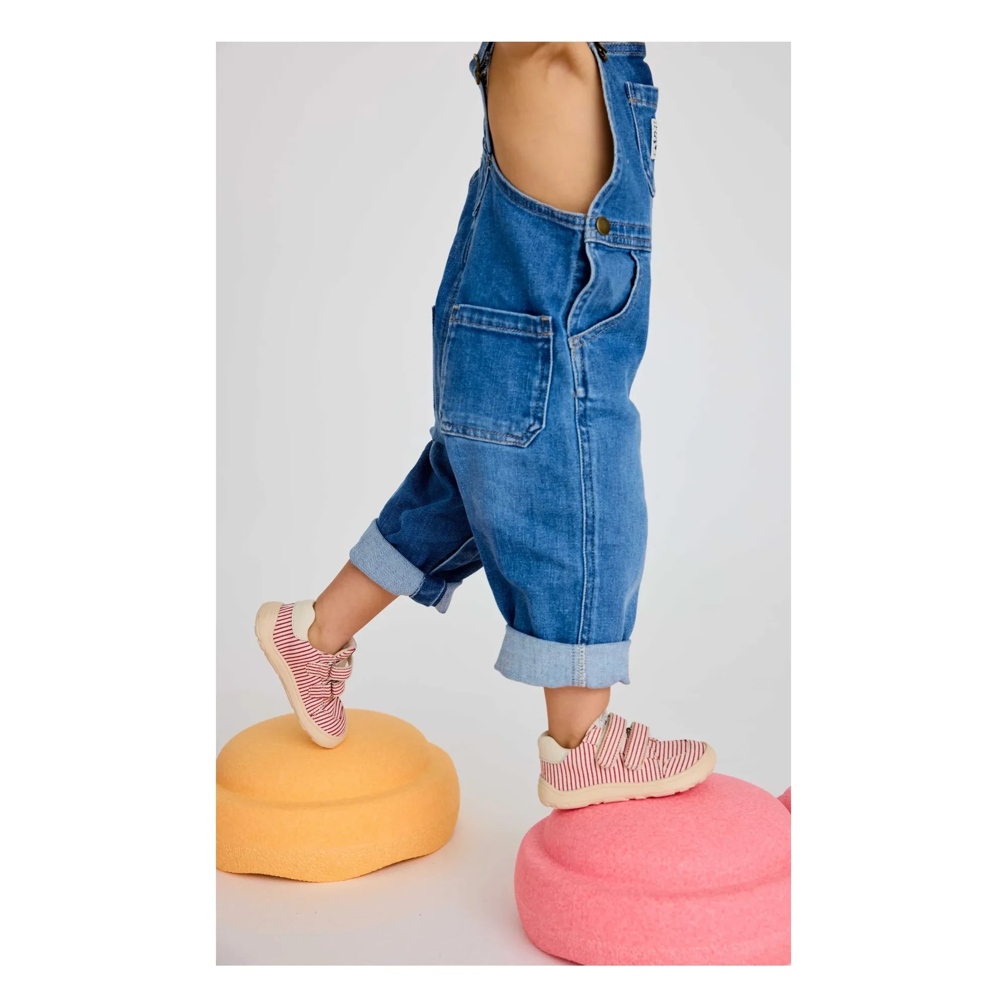 bisgaard - Zapatillas con estampado de rayas | Rojo