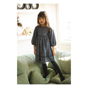 Louis Louise - Mahana Leopar Denim Elbise | Mavi