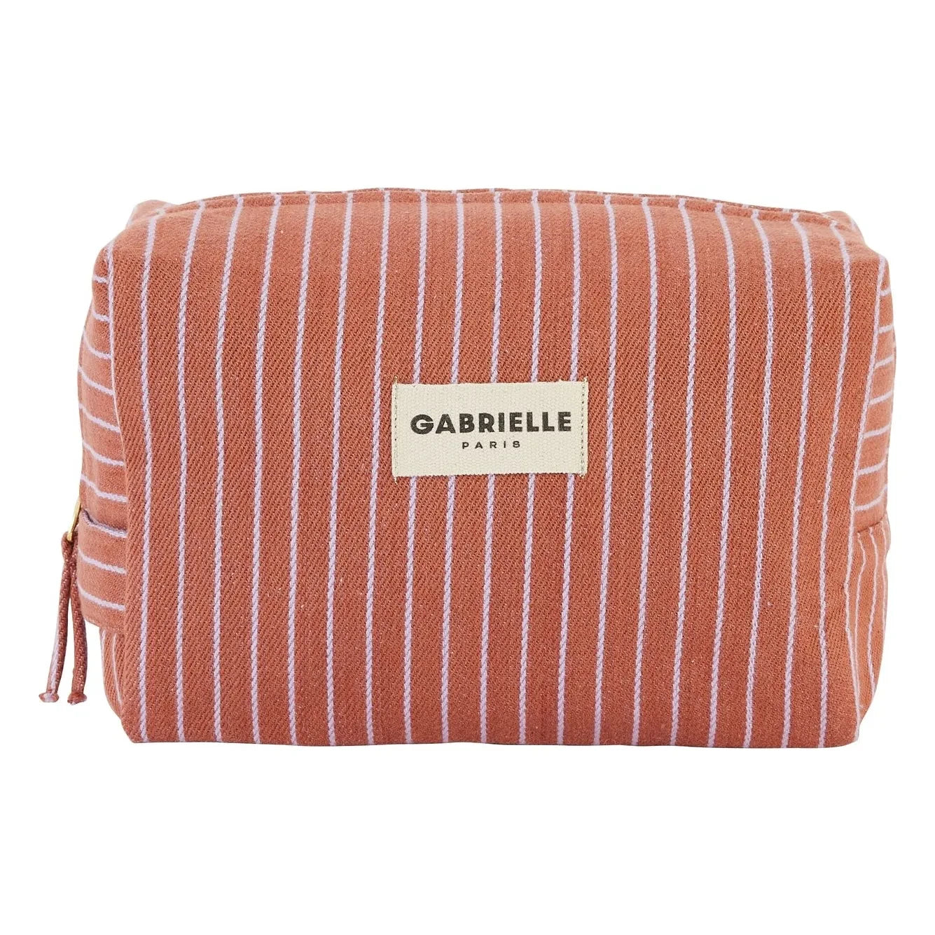 Gabrielle Paris - Neceser de rayas lila | Rosa
