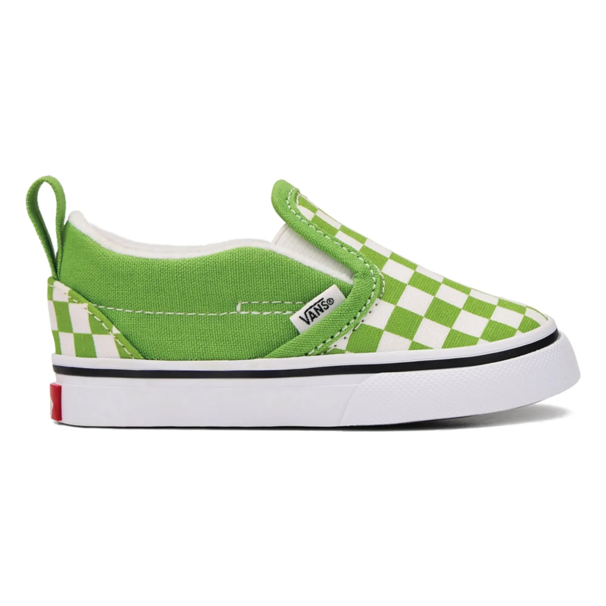 Vans - Zapatillas Slip-On Checkerboard para bebé | Verde