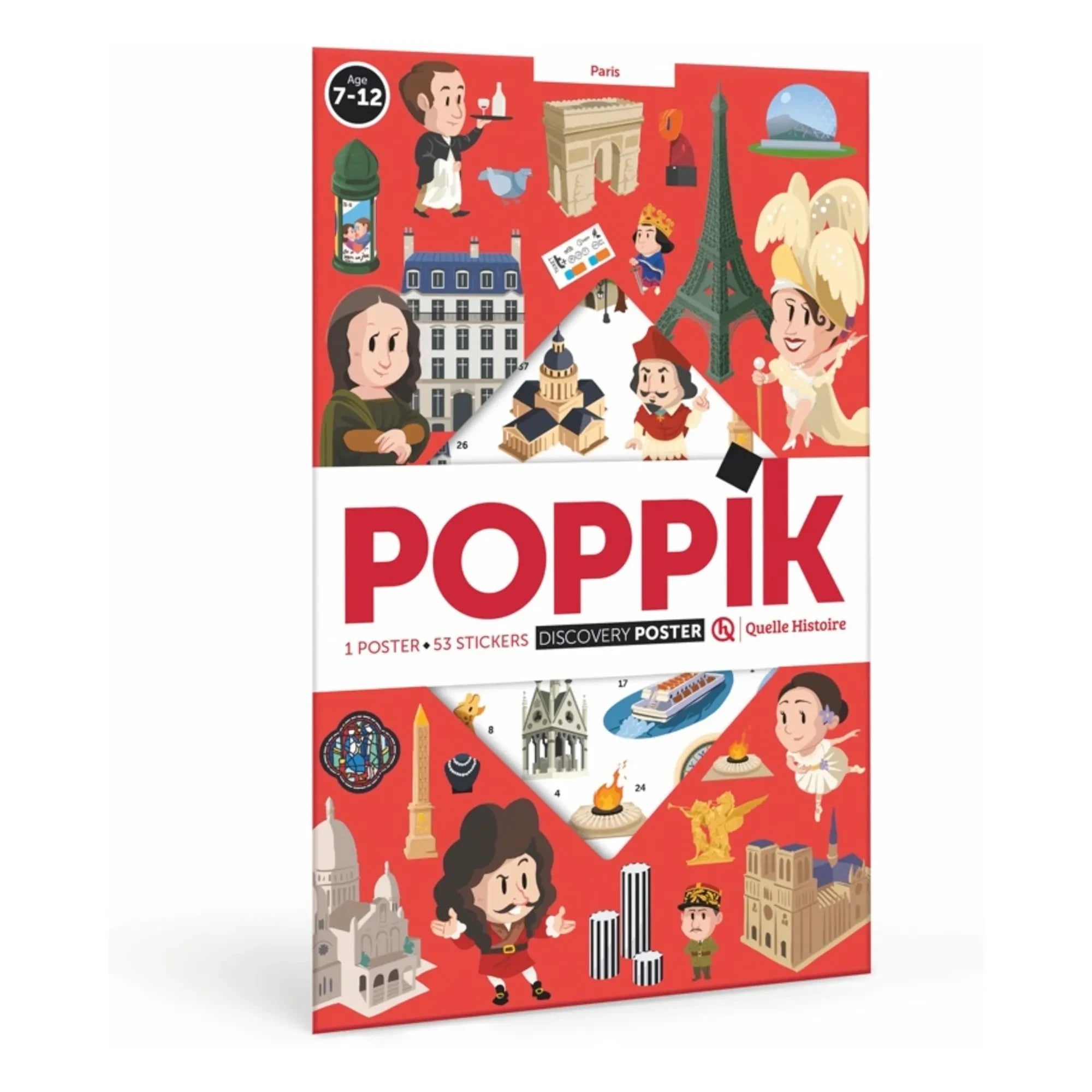 Poppik - Pegatinas Póster París