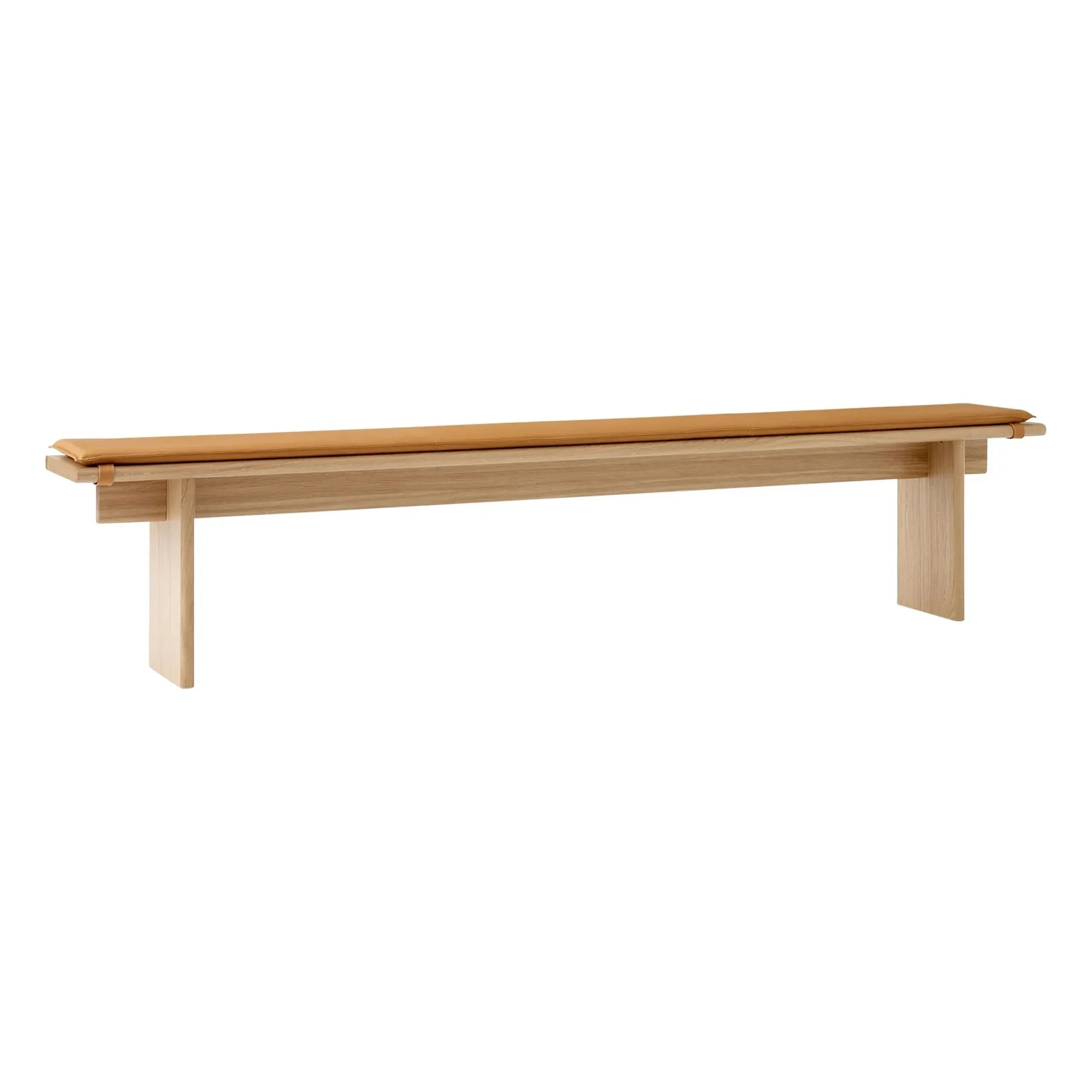 & Tradition - Cojín de asiento para banco Ita OS6 | Coñac
