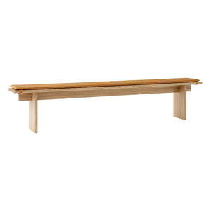 & Tradition - Cojín de asiento para banco Ita OS6 | Coñac