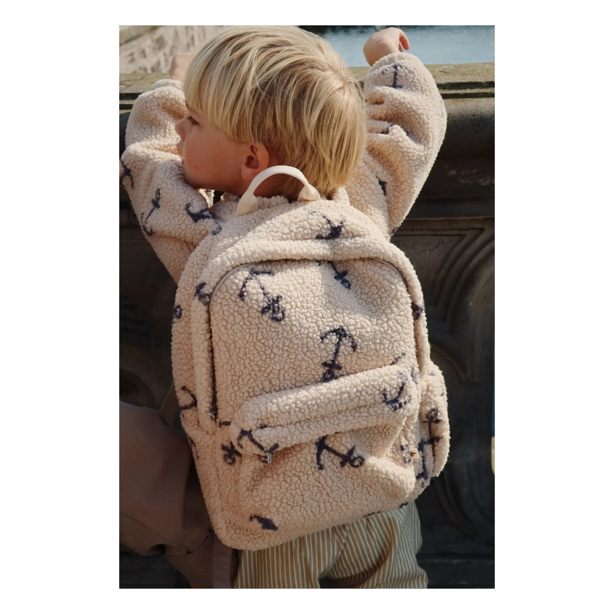 Konges Sløjd - Mochila Sherpa Jody Anchors Fibra Reciclada | Beige