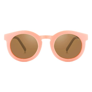 Grech & Co - Gafas de sol clásicas polarizadas de fibra natural | Rosa