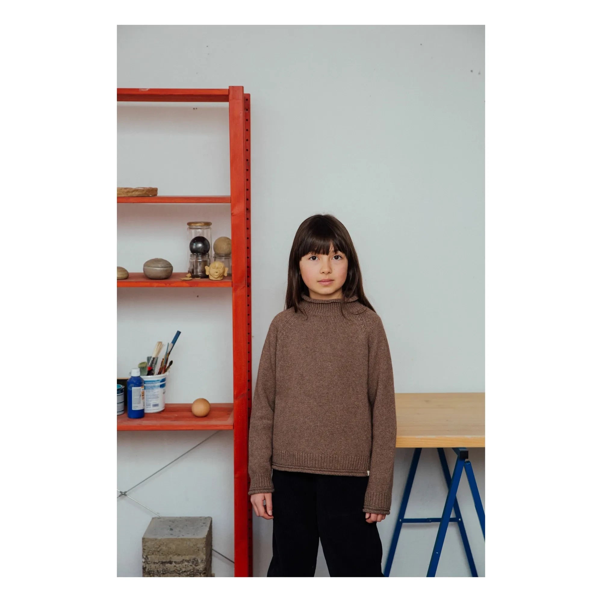 Matona - Yün Raglan Kazak | Kahverengi