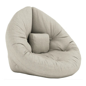Karup Design - Puf de suelo Nido para niños | Lino