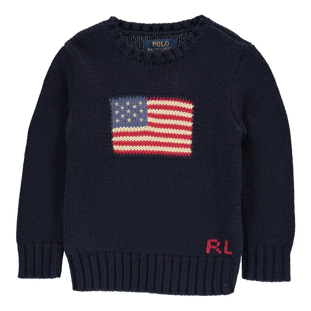 Ralph Lauren - Suéter Bandera | Azul marino