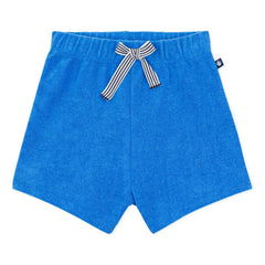 Petit Bateau - Pantalones cortos de felpa lisos | Azul real