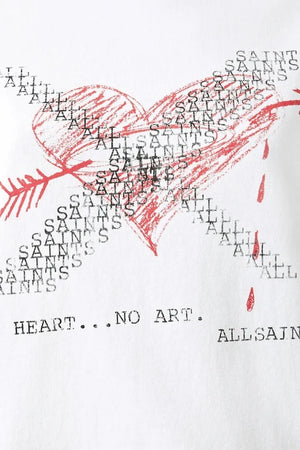 Camiseta de algodón HEARTACHE de AllSaints