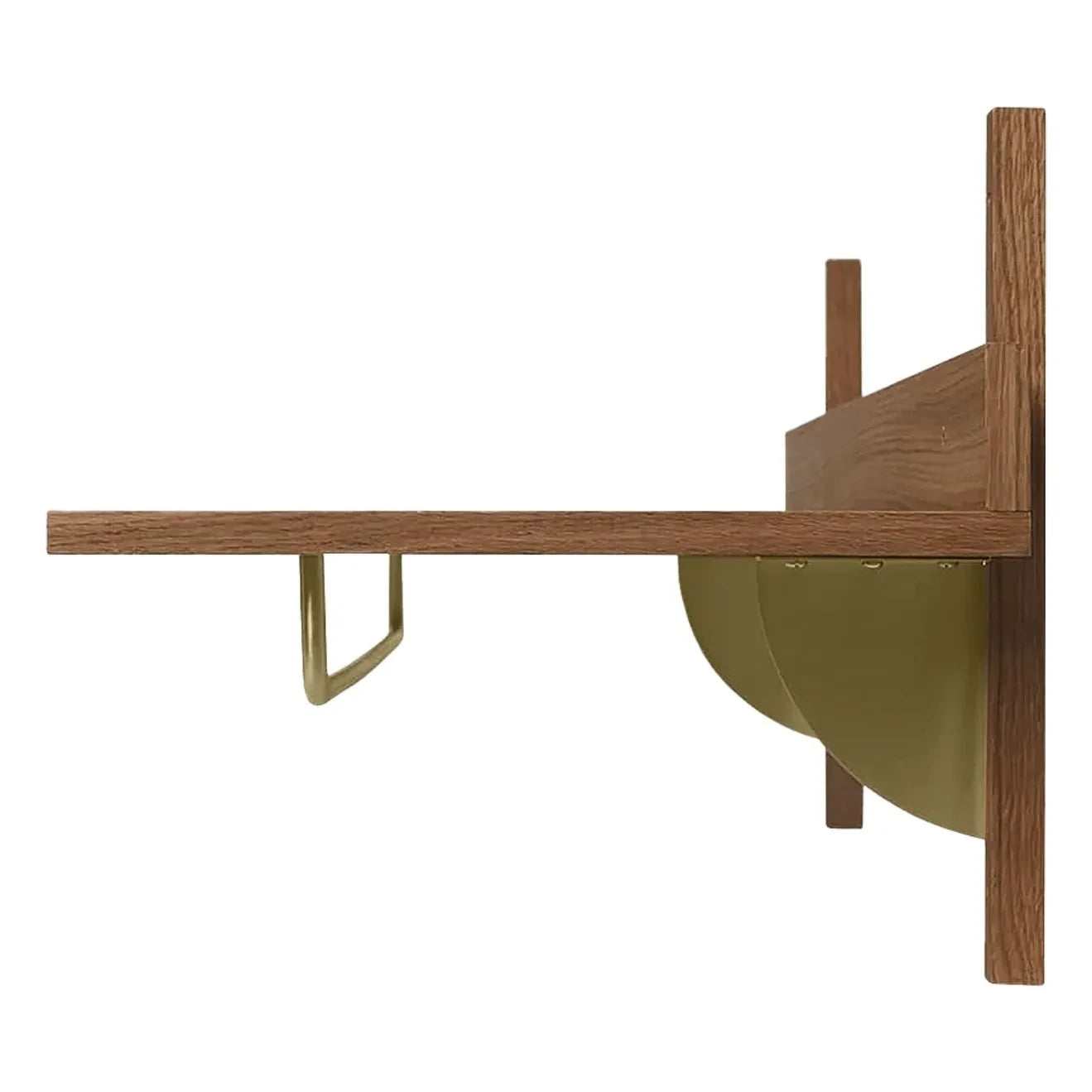 Ferm Living - Estante Sector poco profundo | Roble ahumado