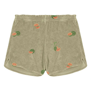 Studio Bohème - Pantalón Corto de Algodón Orgánico Georgy Karpuz | Caqui