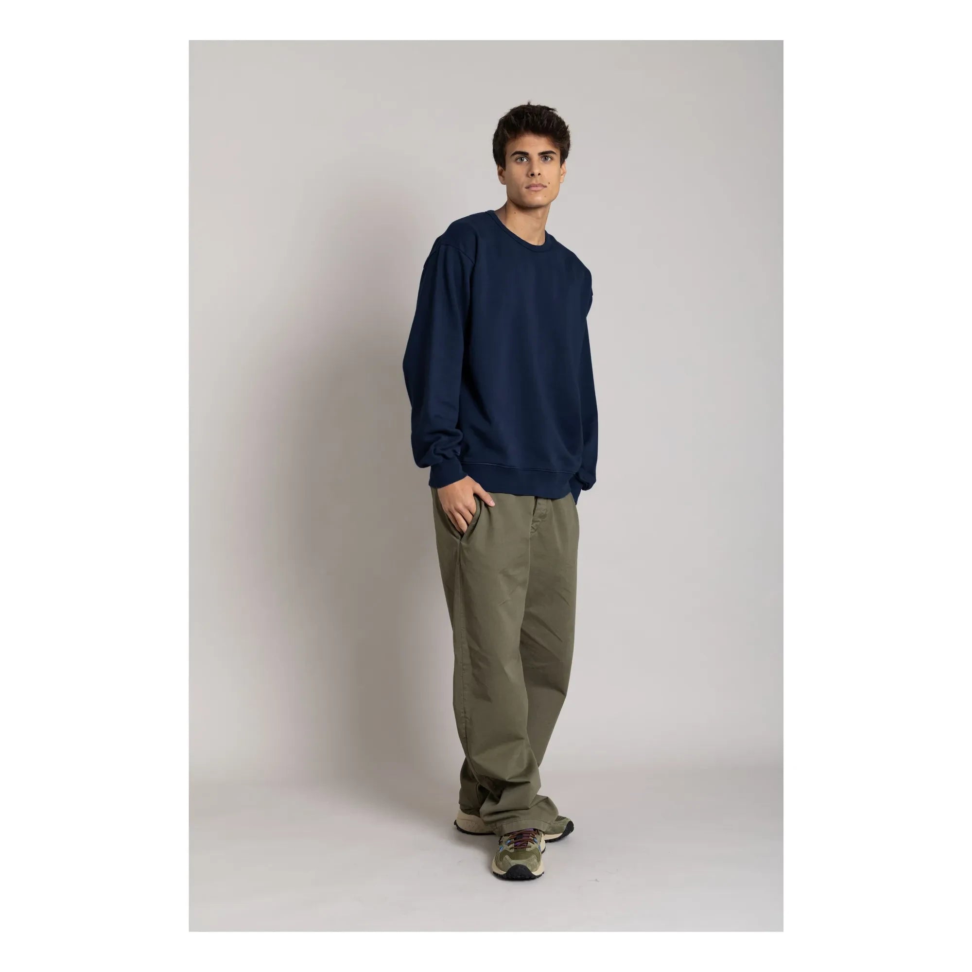 Smallable Hombre - Sudadera de algodón orgánico Bond | Azul marino