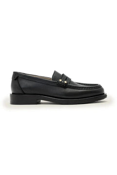 Mocasines de piel con tachuelas Bloom de AllSaints para mujer