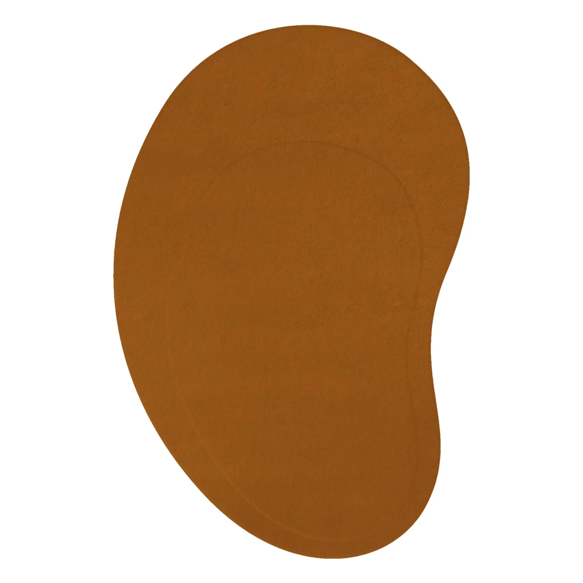 Layered - Alfombra de lana Residue | Ocre