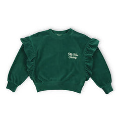 the new society - Sweat Odense Terciopelo Orgánico | Verde