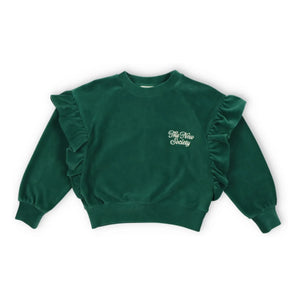 the new society - Sweat Odense Terciopelo Orgánico | Verde
