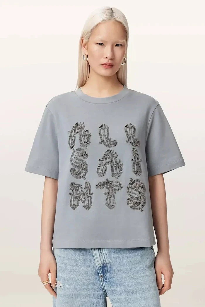 Camiseta oversize de algodón para mujer AllSaints ELLA