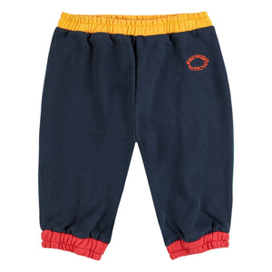 Bobo Choses - Jogger de algodón orgánico color block | Azul marino