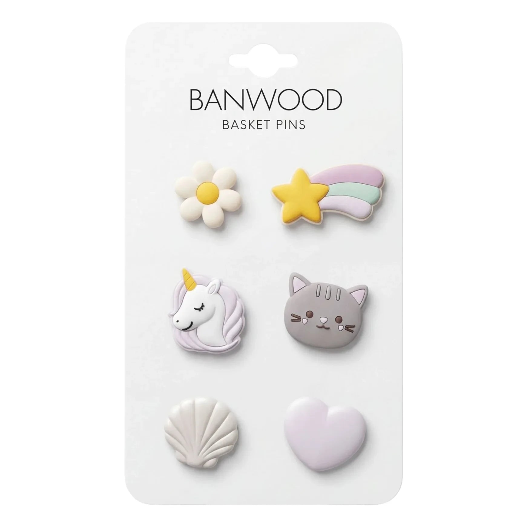 Banwood - Basket pins - Magic | Pembe