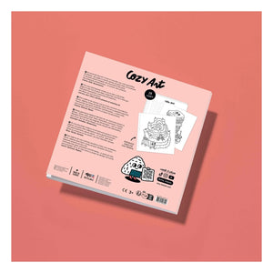 Omy - Libro para colorear Food Yummy | Rosa