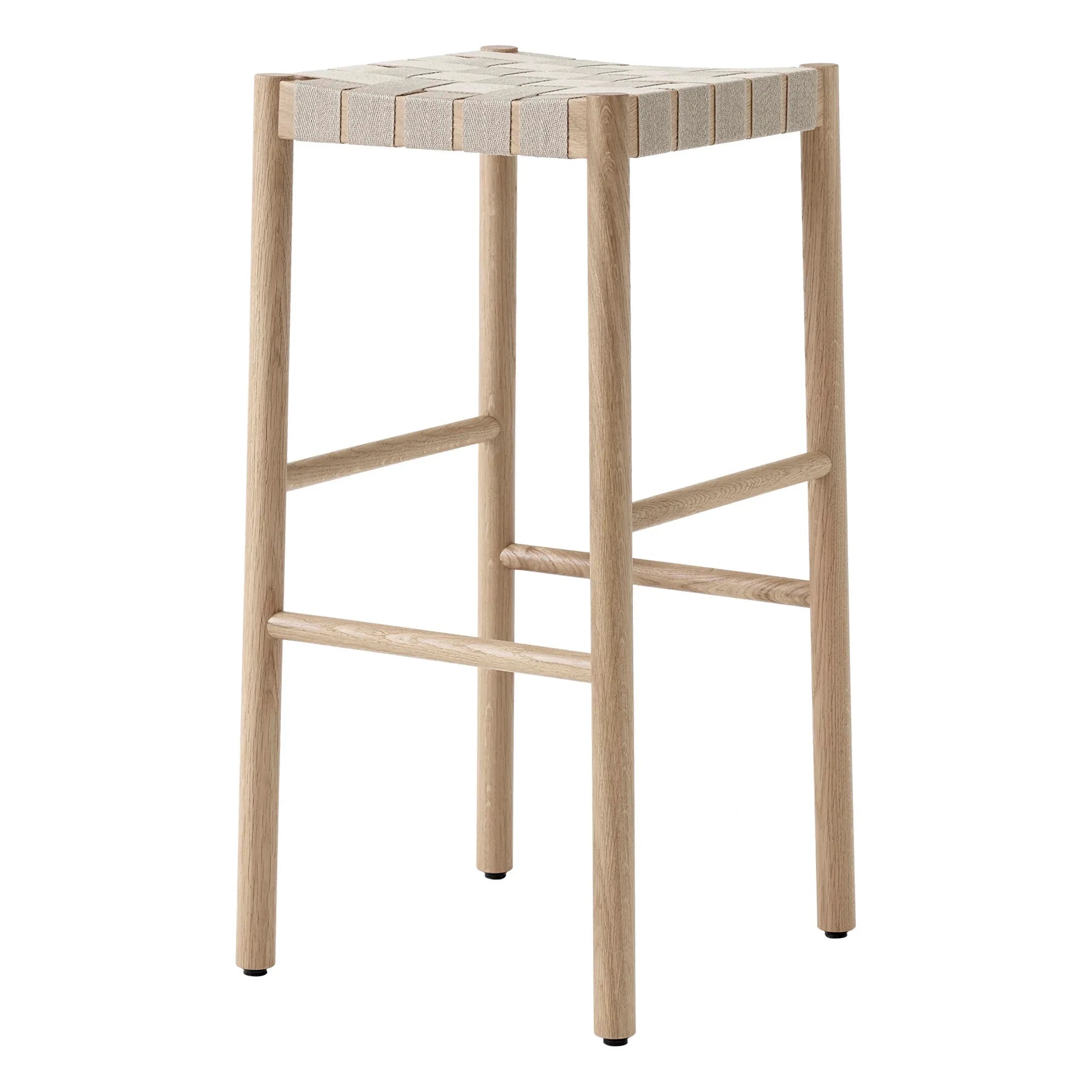 & Tradition - Taburete Betty Bar con base de madera - Thau & Kallio