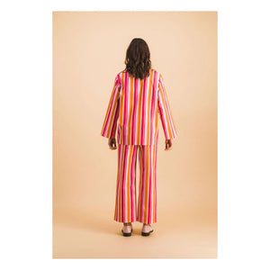 Elise Chalmin - Georgia Pantalones de Algodón | Rojo