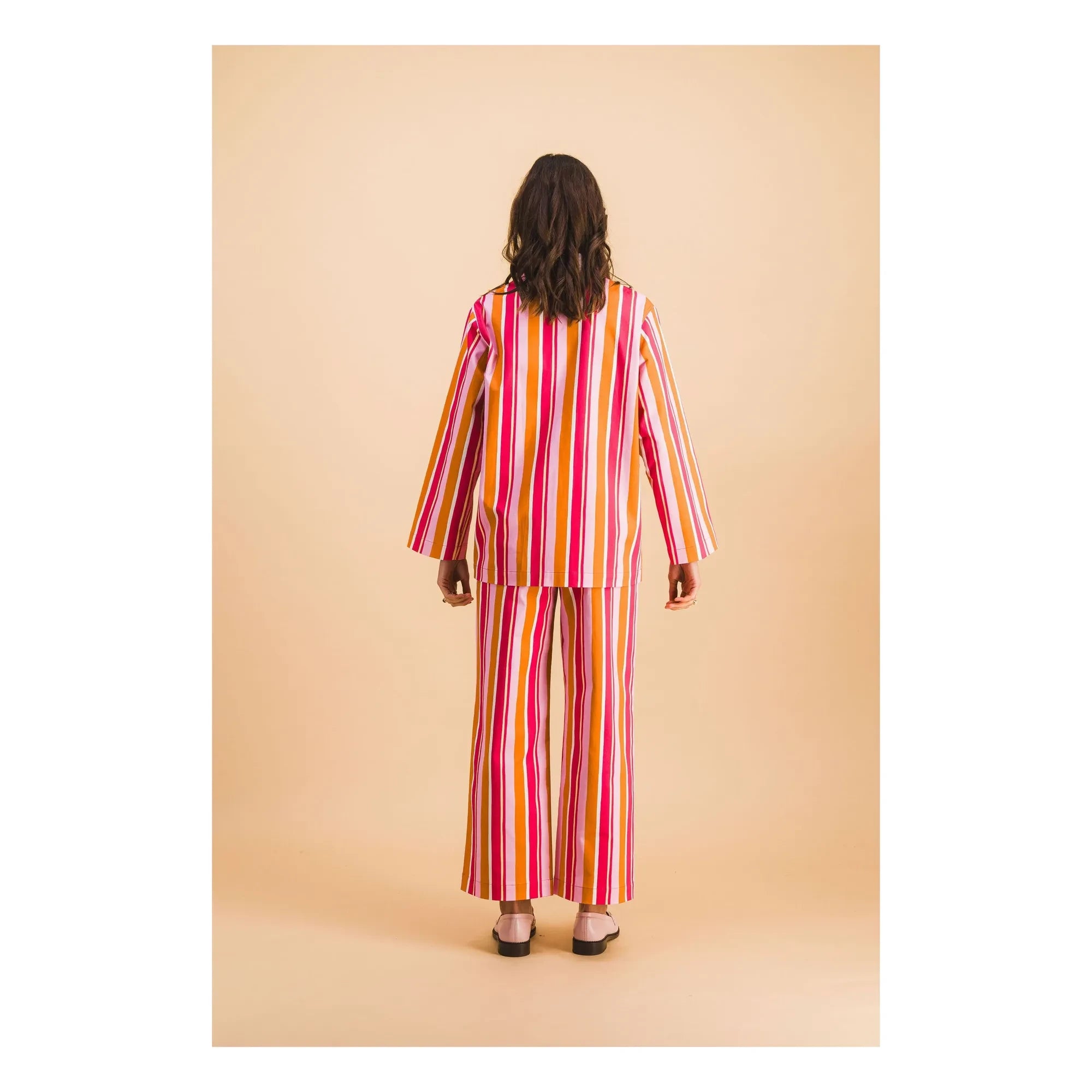 Elise Chalmin - Georgia Pantalones de Algodón | Rojo